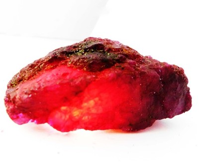 730 Ct Natural Red Ruby Huge Rough Earth Mined CERTIFIED Loose Gemstone