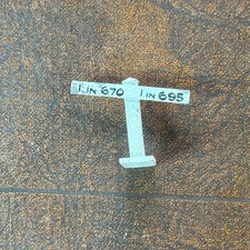 Vintage Dinky John Hill Co JoHillCo Britains Railway Gradient Sign