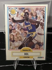 Fleer 1990-91 Manute Bol Golden State Warriors #62 Basketball Card Base Set