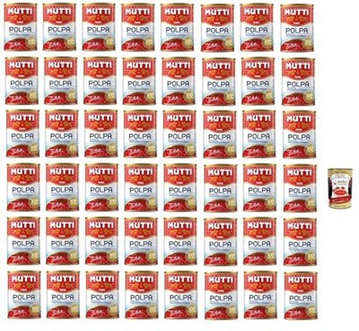 48x Mutti Polpa Di Pomodoro Tomato Pulp Tomato Sauce 100% Italian 400+Polpa 400g