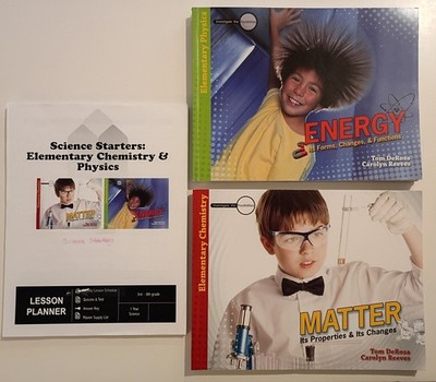 Master Books Elementary Chemistry Physics Homeschool Science Curriculum Set Of 7