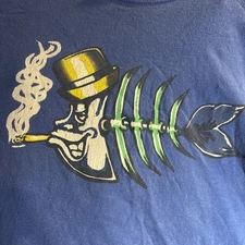 Vintage 90s Fishbone March Of The Fishbone Soldier Band Shirt Size XL Weed Metal