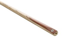 Peradon Classic One‑Piece Snooker Cue – 58″ Ash & Ebony | Zebrano & Sycamore |