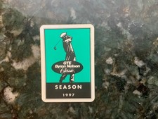 1997 GTE BYRON NELSON CLASSIC SEASON Badge Tiger Woods win #5