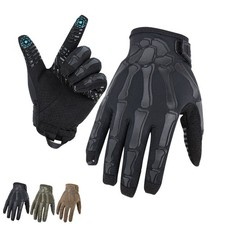Tactical Skull Skeleton Touch Screen Full Finger Gloves Shooting Hunting Gloves