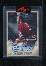 2023 Leaf Ultimate Hockey Magazine Bronze Spectrum 11/25 Bobby Hull Auto HOF v9t