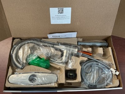 NEW MOEN 87966SRS Kaden I-Handle Pulldown Kitchen Faucet Stainless B180