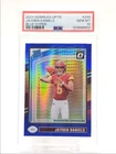 JAYDEN DANIELS 2024 DONRUSS OPTIC RATED ROOKIE BLUE HYPER C RC PSA 10 Q0004