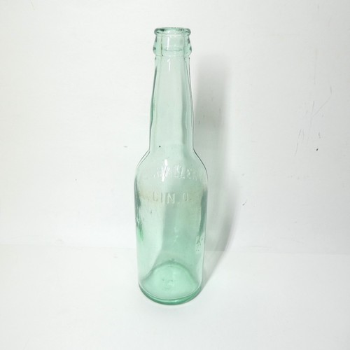 Schaller Cincinnati Ohio Bottiglia Acqua Vetro Birra Soda 9" Vintage