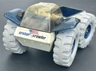 Vintage Tonka USA Crater Crawler Truck White & Metalic Blue W/Lunar Grey Tires