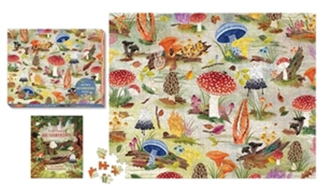 Mushrooms 500-Piece Puzzle by Meg Madden (Multiple-component retail product)