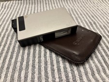 Vintage Canon Speedlite 011A Flash w/ Original Leather Case- Untested