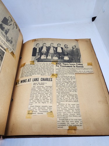 Northeast Mississippi Junior College 1940's 1950's Scrapbook. Booneville Tigers - Picture 17 of 23