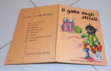 IL GATTO DAGLI STIVALI illustrazioni Anna Franzoni MARIAPIA Ed Piccoli 1965
