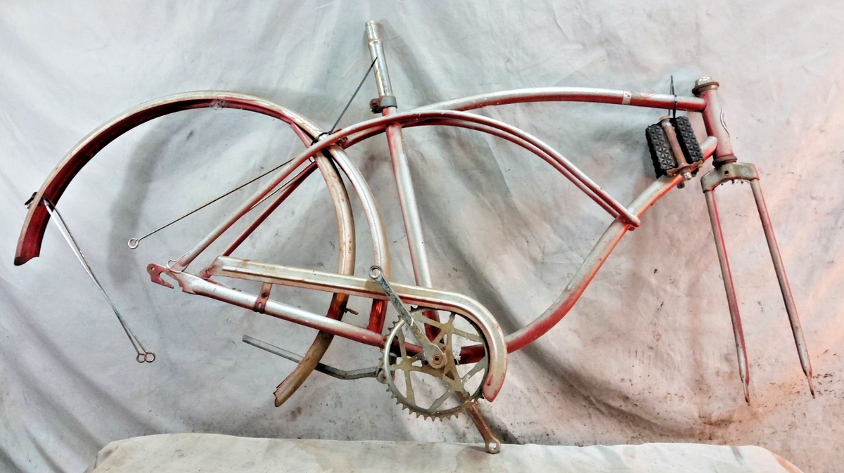 1960 Sears Roebuck Vintage Cruiser Bike Frame Set Large 18.5