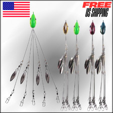 18g 5 Arm Alabama Rig Head Umbrella Fishing Group Lures Bass Swimming Baits 4 Pk