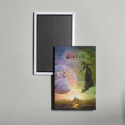 Wicked For Good Mini Movie Poster Fridge Locker Magnet