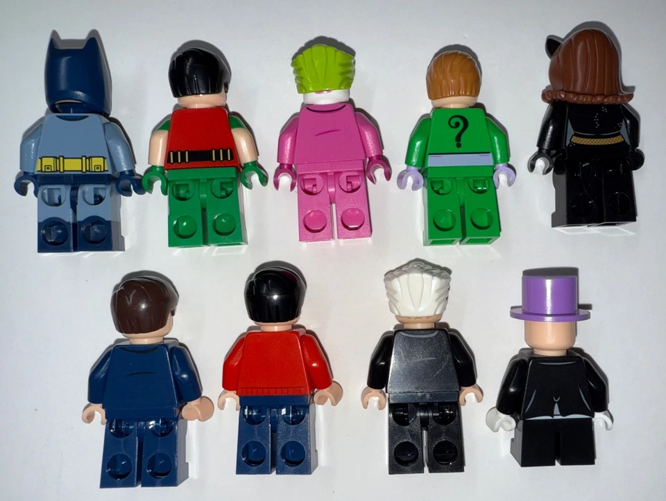 Lego DC 76052 Batman Classic TV Series ALL 9 Minifigures BATMAN ROBIN JOKER NEW - Image 4 of 4