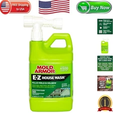 E-Z House Wash 64 oz - Ultimate Mold & Mildew Remover for Effortless Cleaning