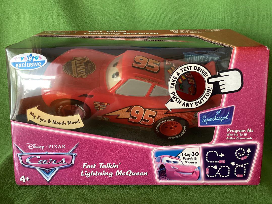 ディズニーカーズ  新品 ファストトーキング　ライトニング・マックイーン1/24 ディズニーカーズ 新品 ファストトーキング ライトニング