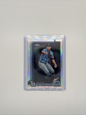 2025 Topps Chrome - Shane McClanahan #298 Lightboard Logo Base Variation SP