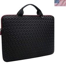 Lightweight Solid Black 15.6 Inch Laptop Briefcase   Ideal for Work  Travel