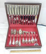 55 Pc Oneida Community Plate Paul Revere Stainless Flatware Silverware Set  