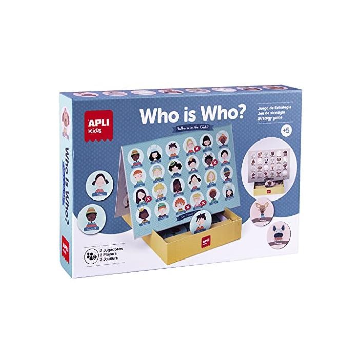 Jeu de société Qui est-ce Apli enfants jeu de cartes devinette et logique