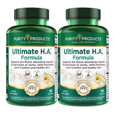 Purity Products Ultimate H.A. Formula - Clinically Studied Biocell Collagen -