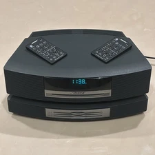 Bose Wave Music System AWRCC1 + Multi-CD Changer Accessory + 2 Remotes - Read!