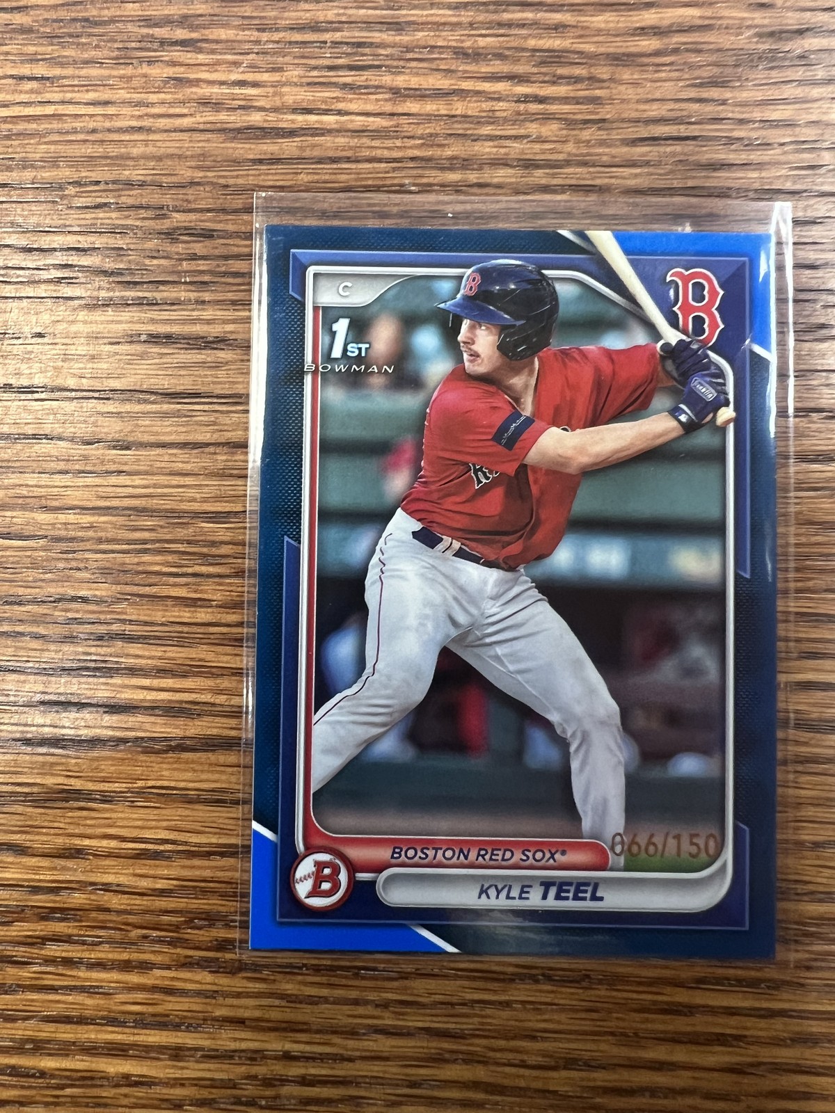 2024 Bowman #BP-48 Kyle Teel Prospects Blue #/150