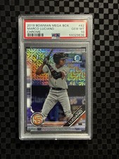 2019 Bowman Chrome Prospects Mega Box #82 Marco Luciano 1st Bowman Giants PSA 10