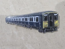 BR Blue/Grey Class 455 Enamel Brooch Pin Train Badge