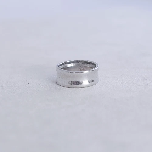 Sterling Silver 925 Ring Band 1/4" Wide Size 6 Weight 3.3g - Picture 2 of 4
