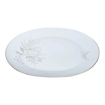 Rosenthal GRASSES Floral Porcelain 13  Oval Serving Platter Germany MINT