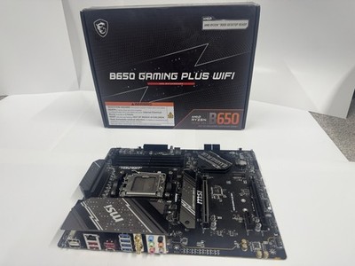 MSI B650 GAMING PLUS WIFI AM5 ATX Motherboard - Used - Tested - Fully Functional