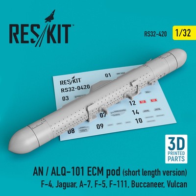 RS32-0420 1:32 AN/ALQ-101 ECM F-4, Jaguar, A-7, F-5, F-111, Buccaneer, Vulcan