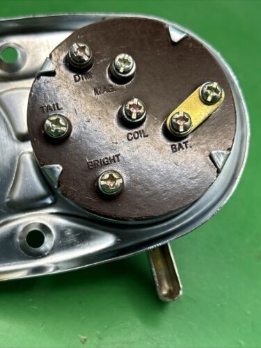 Interruptor de tablero medidor luz amplificador llave encendido Ford modelo T ¡Buen estado! 1926 1927 - Imagen 12 de 16