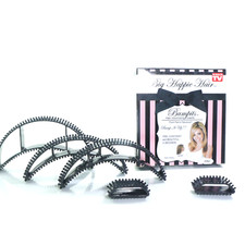 5 Pcs Bumpits Big Happie Hair Volumizing Inserts Hair Pump Set IN BLACK. buy 3 s