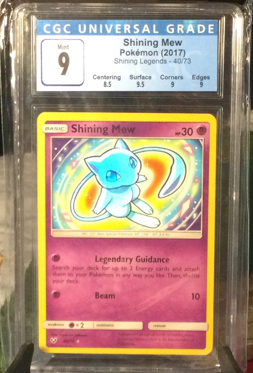 ひかるミュウ Shining Mew Grade 9 ars9 Pokemon Shining Mew Holo 40/73 PSA 9 (OC) MINT Grade Legends