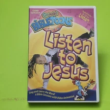 God Rocks Bible Toons Kids CD/DVD Listen To Jesus Sing & Learn -- 📀 