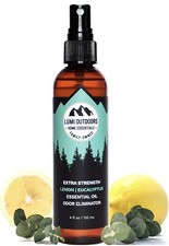 Natural Shoe Deodorizer Spray  Odor Eliminator - Extra Strength Eucalyptus Lemo