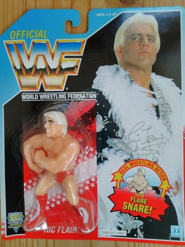 Hasbro Nature Boy Ric Flair Figure 1993 Blue card ...