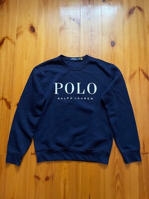 ★POLO RALPH LAUREN★ Long sleeve logo sweatshirt (NAVY) s-l400.jpg