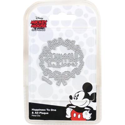 Happiness to All Wreath Disney Metal Cutting Die NIP