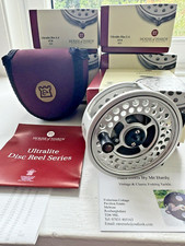 NEW Hardy First Edition Ultralite Disc Large Arbor #5/6 Fly Reel & Case No 13