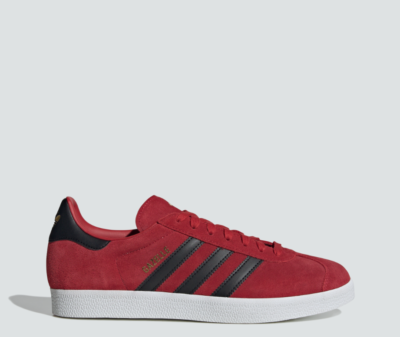 Manchester United × adidas Gazelle Adidas Manchester United x Gazelle Red Black Men's Athletic Shoes