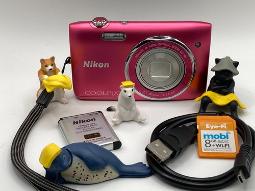 Nikon COOLPIX S3500 Pink 20.0MP Compact Digital Camera from japan #n1073