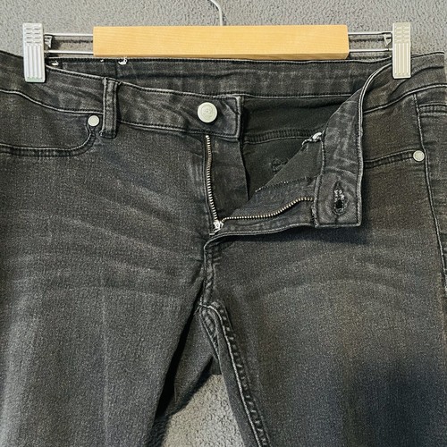 Cheap Monday Jeans Mens Size 32 Black Washed Stockholm Skinny Emo Rock Metal - 第 3/8 張圖片