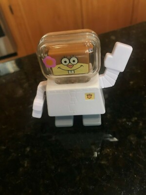 SPONGEBOB SQUAREPANTS ''SANDY'' 2009 Burger King Kids Meal Toy TRUTH OR SQUARE EUC